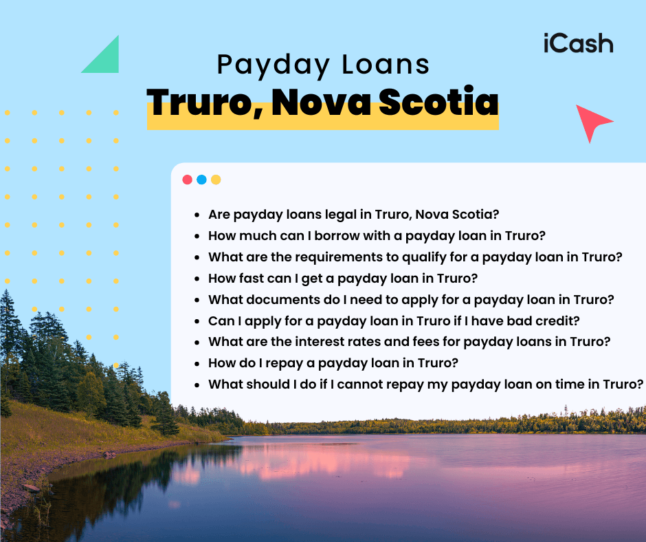 Payday Loans in Truro, Nova Scotia Payday Loans in Truro